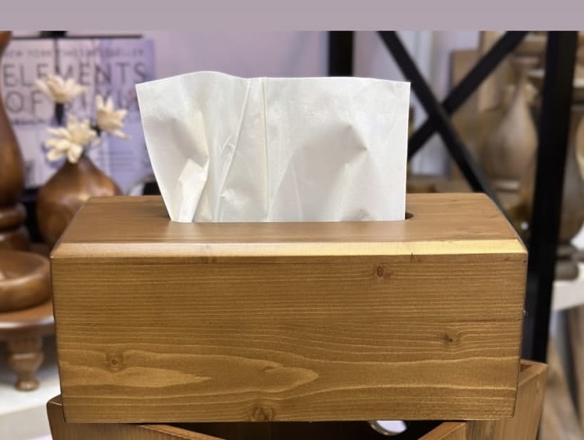 جعبه دستمال کاغذی چوبی